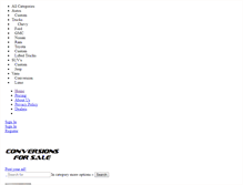 Tablet Screenshot of conversionsforsale.com